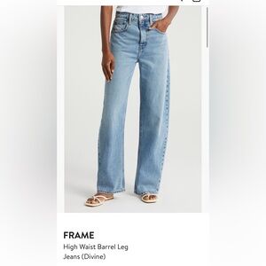 Frame Barrel Jeans